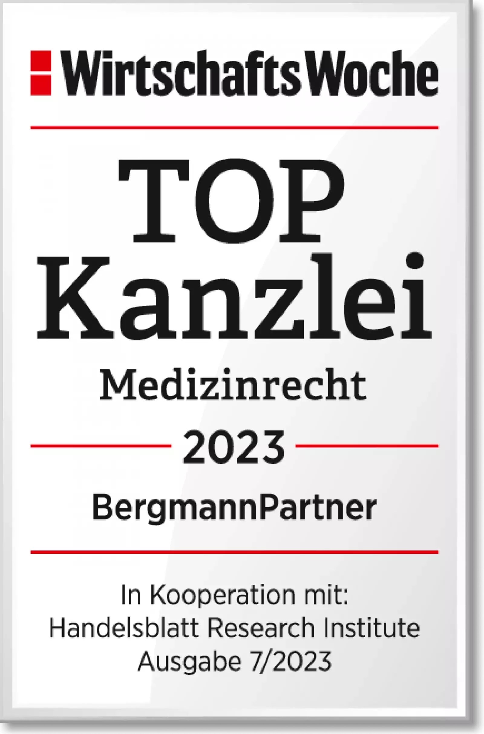 WiWo_TOPKanzlei_Medizinrecht_2023_BergmannPartner